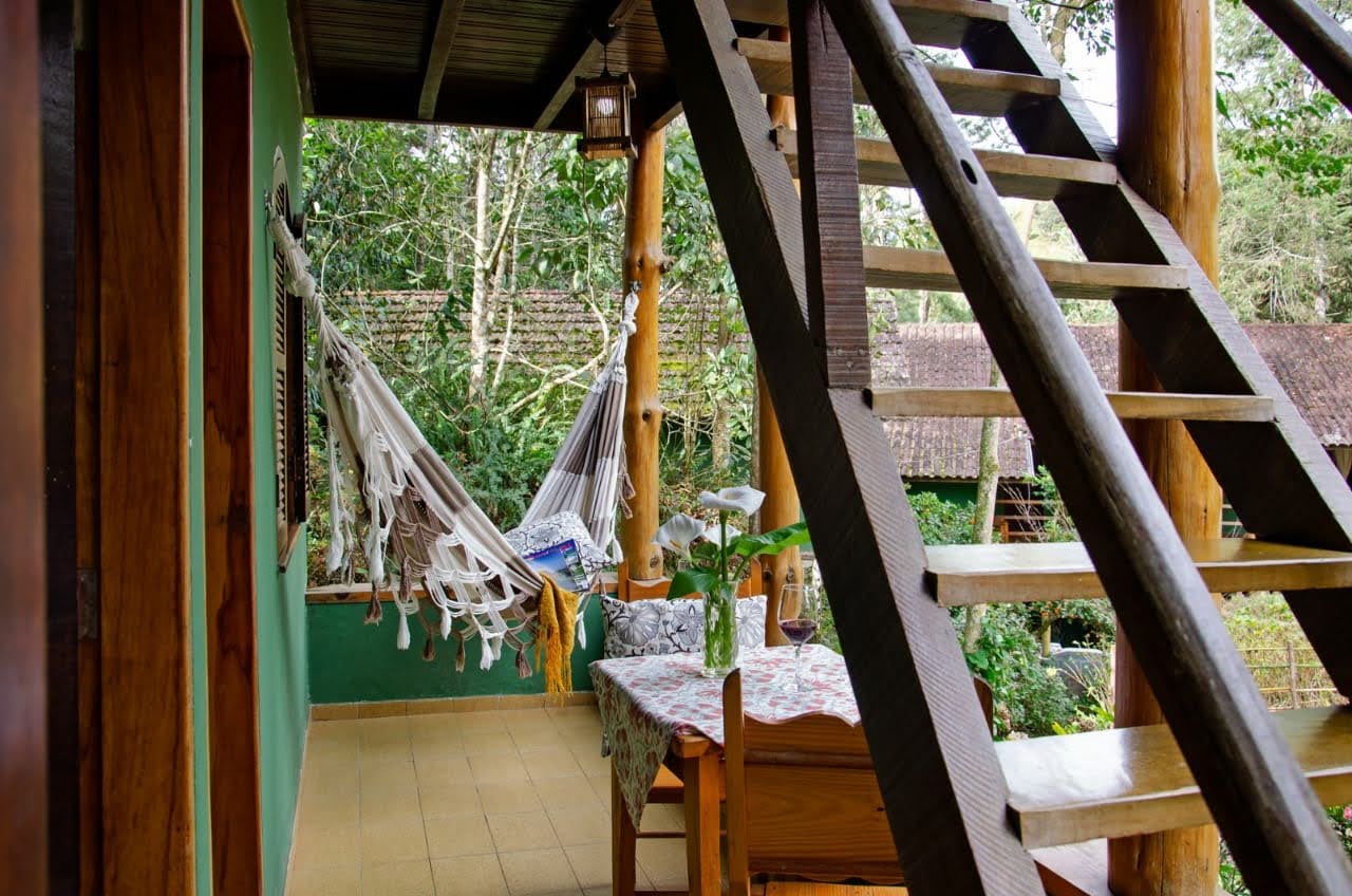 Apartamento com vista do pátio