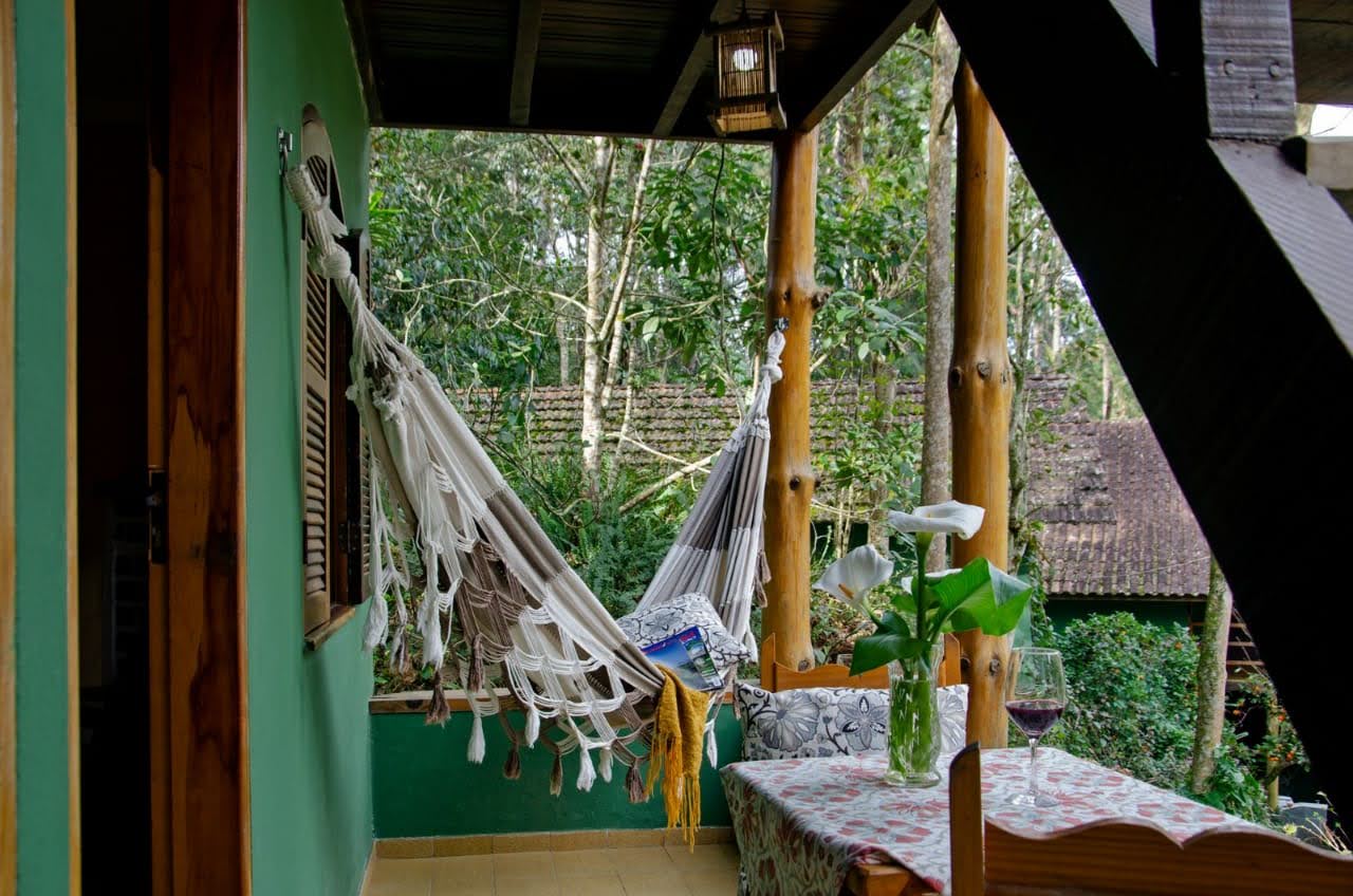 Apartamento com vista do pátio