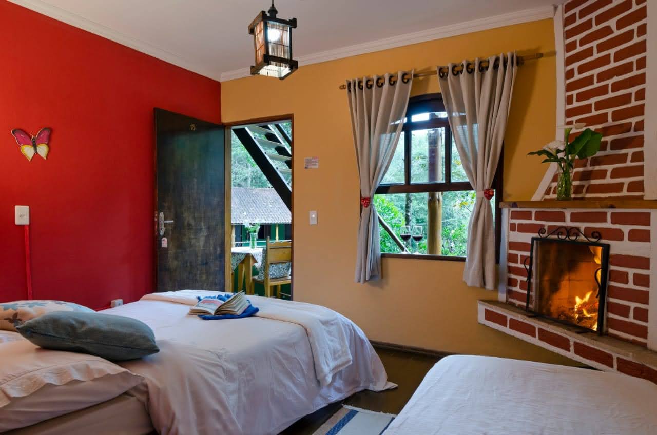Apartamento com vista do pátio