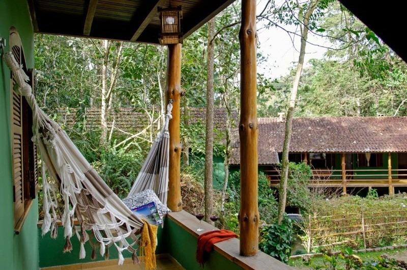Apartamento com vista do pátio