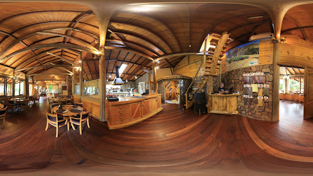 Salao do restaurante - Vista cozinha